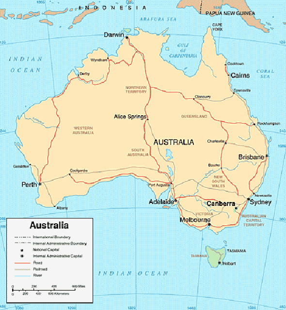 Australia Map