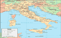 Map of Italy