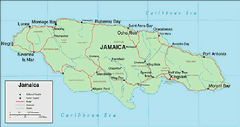 Jamaica Map