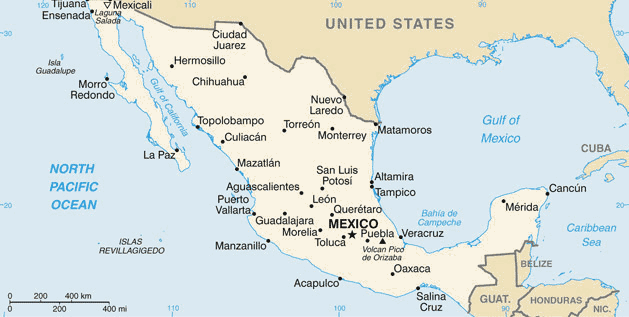 Mexico Map