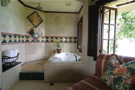Luxury guest bathroom