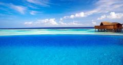 Water villa at Lily Beach Resort
