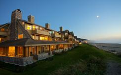 The Ocean Lodge Exterior at night