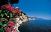 Scenic view of the coast