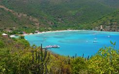 A harbor in the British Virgin Islands