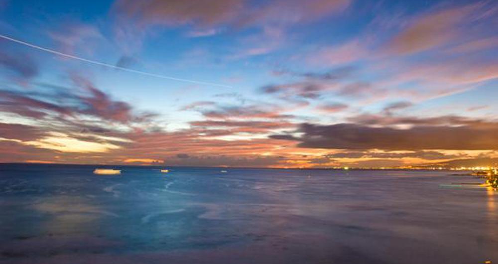A colorful sunset