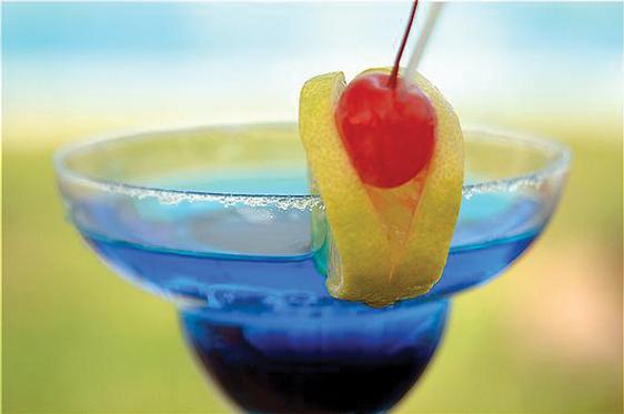 Colorful cocktail