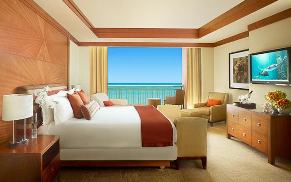 Atlantis Cove Azure Suite Bedroom Ocean View