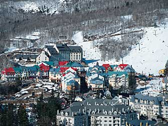 Aerial view of the hotel in Canada