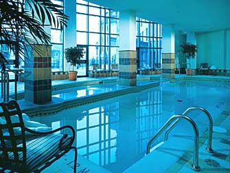 Indoor hotel pool