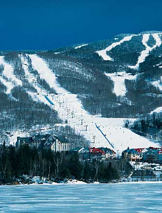 Skiing in the winter