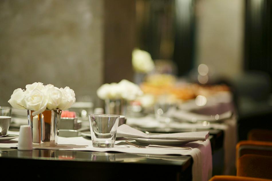 Elegant service at the new Italian restaurant