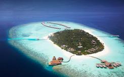 Anantara Kihavah Villas Resort Aerial