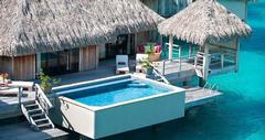Overwater pool at the St. Regis Bora Bora