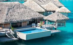 Overwater pool at the St. Regis Bora Bora