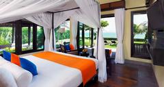 Luxury beach front pool villa